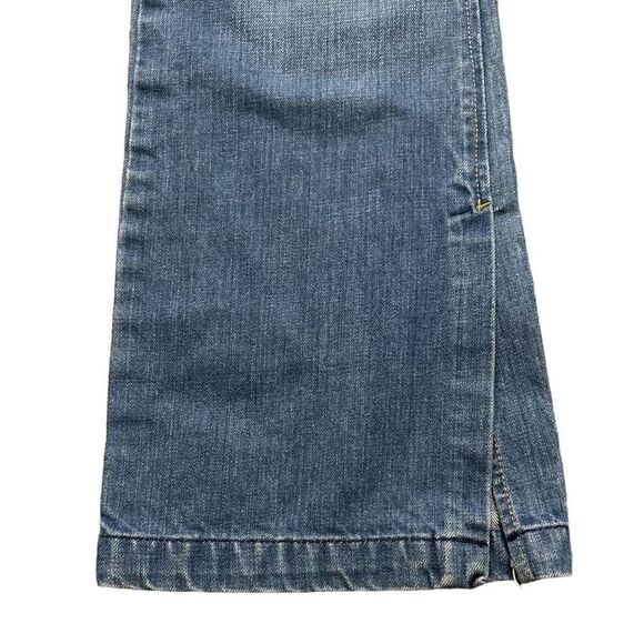 Vintage Y2K 7 for All Mankind 100% Cotton Flare Jeans Size 28 - Picture 9 of 16